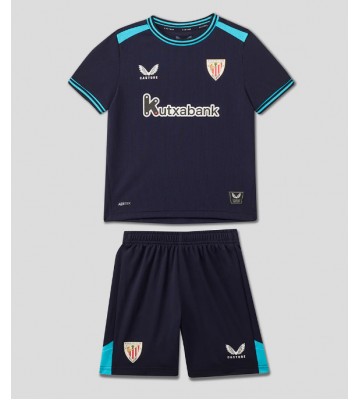 Athletic Bilbao Udebanetrøje Børn 2025-26 Kortærmet (+ Korte bukser)